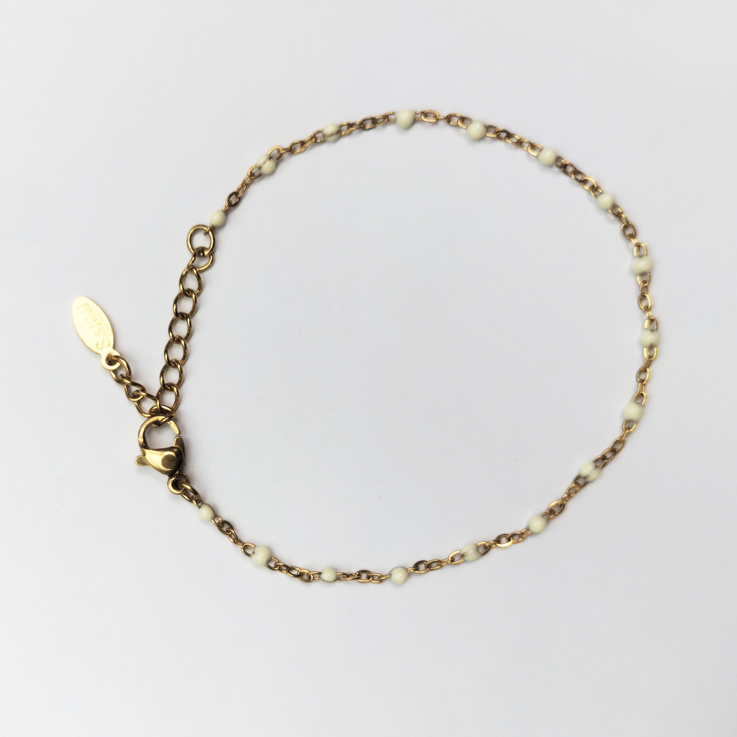 Enamel Bead Bracelet